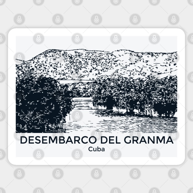 Desembarco del Granma National Park - Cuba Magnet by Lakeric